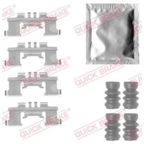 Compre Kit de acessórios, pastilhas de travão da QUICK BRAKE 109-1812 a um preço baixo por 9,79 €