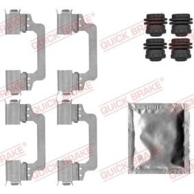 Compre Kit de acessórios, pastilhas de travão da QUICK BRAKE 109-1821 a um preço baixo por 16,20 €