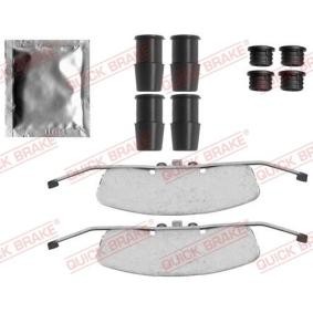 Compre Kit de acessórios, pastilhas de travão da QUICK BRAKE 109-1846 a um preço baixo por 9,23 €