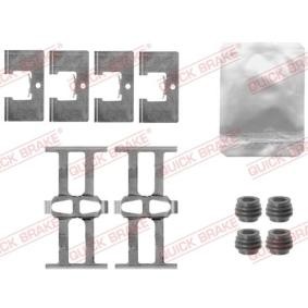 Compre Kit de acessórios, pastilhas de travão da QUICK BRAKE 109-1863 a um preço baixo por 9,21 €