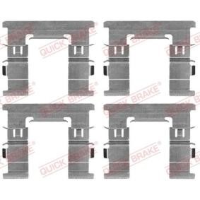 Compre Kit de acessórios, pastilhas de travão da QUICK BRAKE 109-1869 a um preço baixo por 10,02 €