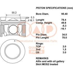 Acquista Pistone motore da IAP QUALITY PARTS 100-09090 a buon mercato per soli 644,52 €