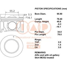 Acquista Pistone motore da IAP QUALITY PARTS 100-09099 a buon mercato per soli 799,09 €
