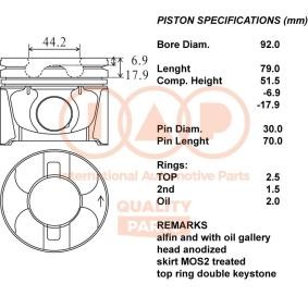 Compre Pistón de IAP QUALITY PARTS online para VOYAGER IV (RG, RS) a precios moderados