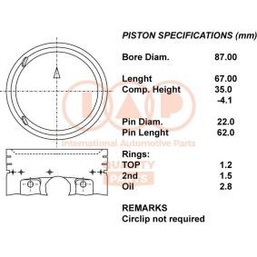 Acquista Pistone motore da IAP QUALITY PARTS 100-12059 a buon mercato per soli 423,11 €