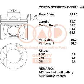 Kolben 100-12090 MITSUBISHI COLT von IAP QUALITY PARTS