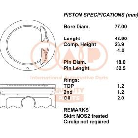 Kolben 100-16032 SUBARU von IAP QUALITY PARTS