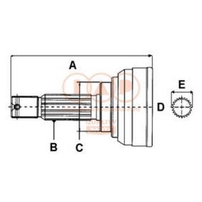 Compre Retentor, cubo da roda de IAP QUALITY PARTS online para H-1 Van (A1) a preços moderados