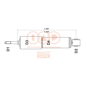 Compre Braço de suspensão da IAP QUALITY PARTS 503-10070 a um preço baixo por 174,95 €