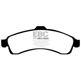 Köp Bromsbelägg av EBC Brakes DP61618 till det låga priset 1604090,38 kr