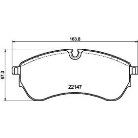 Bremsbeläge 8DB 355 032-921 für MAN