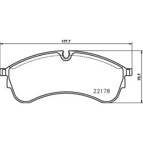 Bremsbeläge 8DB 355 032-931 für MAN