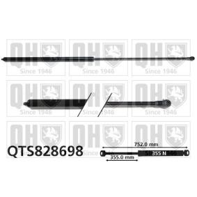 Comprar Muelle neumático, capó de motor de QUINTON HAZELL QTS828698 a bajo precio de 27,60 €