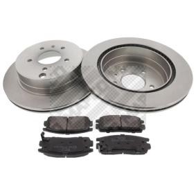 Comprar Kit de discos de freno y pastillas de MAPCO 47712 a bajo precio de 92,03 €