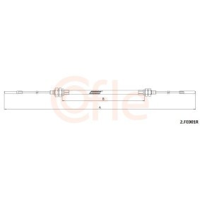 Acquista Cavo frizione da COFLE 2.FE001R a buon mercato per soli 21,19 €
