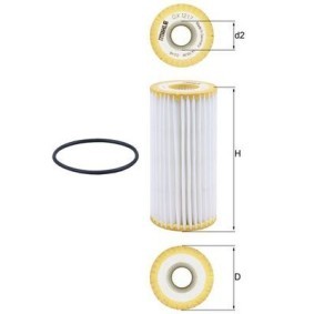 Ölfilter von KNECHT OX 1217D