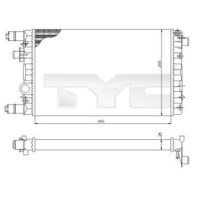 Achetez des Radiateur du moteur TYC 709-0012 à prix pour 47,43 €
