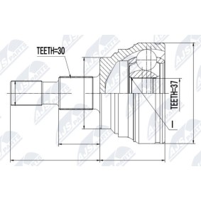 Comprar Juego de articulación, árbol de transmisión de NTY NPZ-ME-014 a bajo precio de 58,28 €