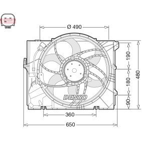 Kühlerlüfter für BMW von DENSO