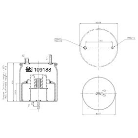 Acquista Soffietto, Sospensione pneumatica da FEBI BILSTEIN 109188 a buon mercato per soli 138,41 €