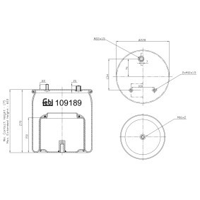 Acquista Soffietto, Sospensione pneumatica da FEBI BILSTEIN 109189 a buon mercato per soli 138,73 €