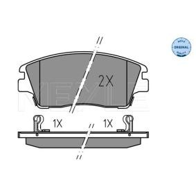 Compre Pastilhas de travão da MEYLE 025 223 2917 a um preço baixo por 27,82 €