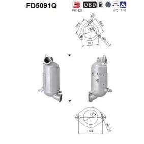 Compre Filtro de partículas da AS FD5091Q a um preço baixo por 611,70 €