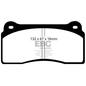 Køb Bremseklodser af EBC Brakes DP81110RP1 til den lave pris 1072465,07 DKK