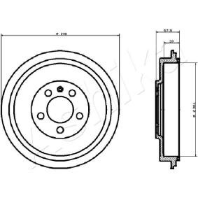 Bremstrommel 56-00-0906 für SKODA
