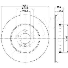 Achetez des Disque de frein ASHIKA 61-00-0113 à prix pour 68,39 €