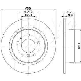 Achetez des Disque de frein ASHIKA 61-00-0117 à prix pour 41,81 €
