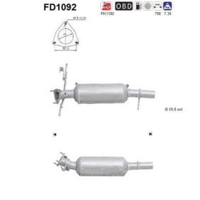 Partikelfilter (DPF) von AS FD1092