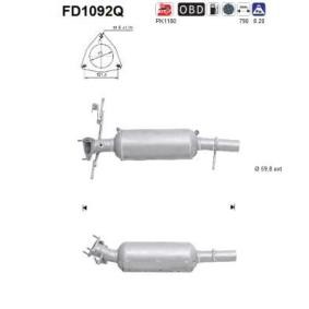 Partikelfilter (DPF) von AS FD1092Q