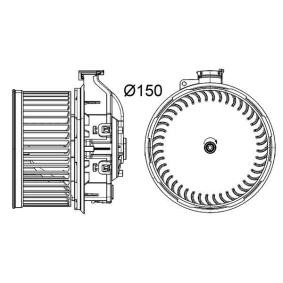 Achetez des Pulseur d'air habitacle MAHLE ORIGINAL AB 260 000P à prix pour 104,40 €