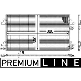 Köp Kondensor, klimatanläggning av MAHLE ORIGINAL AC 366 000P till det låga priset 1351,69 kr