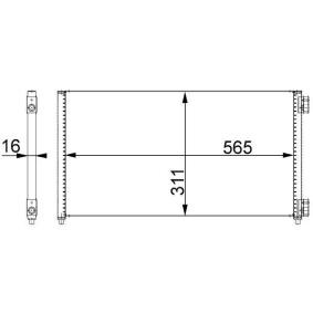 Köp Kondensor, klimatanläggning av MAHLE ORIGINAL AC 373 000S till det låga priset 424,12 kr