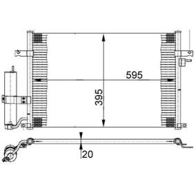Köp Kondensor, klimatanläggning av MAHLE ORIGINAL AC 384 000S till det låga priset 1439,49 kr