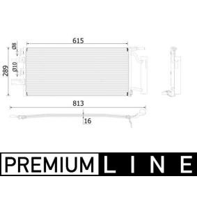 Klimakondensator von MAHLE ORIGINAL AC 893 000P