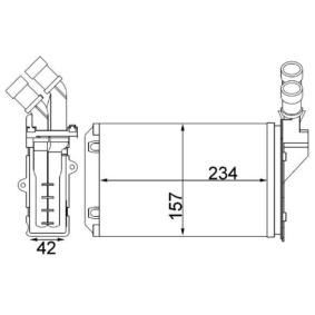 Wärmetauscher des Herstellers MAHLE ORIGINAL - Originalware Artikelnummer: AH 217 000S