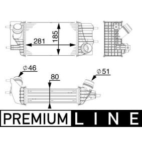Kjøp Intercooler av MAHLE ORIGINAL CI 154 000P til den lave prisen 3488,34 NOK