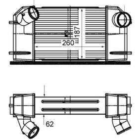 Kjøp Intercooler av MAHLE ORIGINAL CI 503 000S til den lave prisen 2015,87 NOK