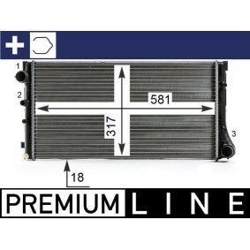 Achetez des Radiateur du moteur MAHLE ORIGINAL CR 11 000P à prix pour 192,20 €