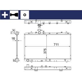 Achetez des Radiateur du moteur MAHLE ORIGINAL CR 1314 000S à prix pour 147,32 €