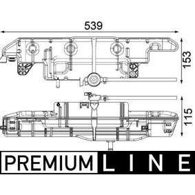 Compre Depósito de expansão, líquido de refrigeração da MAHLE ORIGINAL CRT 100 000P a um preço baixo por 101,21 €