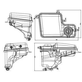 Compre Depósito de expansão, líquido de refrigeração da MAHLE ORIGINAL CRT 203 000S a um preço baixo por 53,09 €