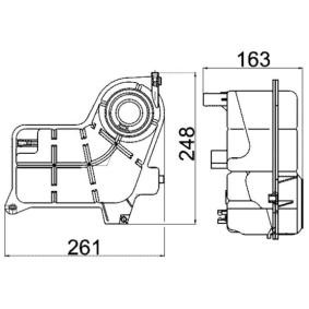 Compre Depósito de expansão, líquido de refrigeração da MAHLE ORIGINAL CRT 24 000S a um preço baixo por 25,85 €