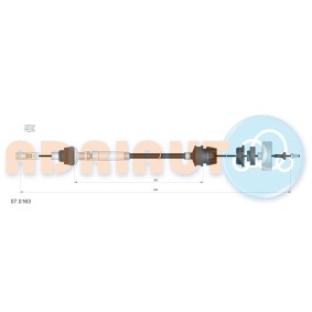 Acquista Cavo frizione da ADRIAUTO 07.0163 a buon mercato per soli 34,47 €