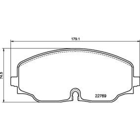 Köp Bromsbelägg av BREMBO P 85 176 till det låga priset 1283,40 kr