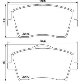 Acquista Kit pastiglie freni da BREMBO P 86 031 a buon mercato per soli 51,53 €