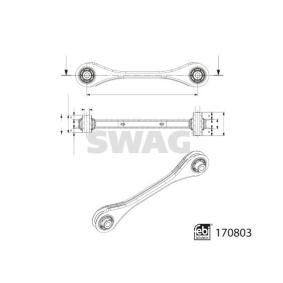 Querlenker 33 10 0557 von SWAG günstig für 36,42 € online kaufen